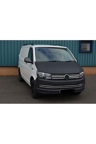 CED AUTO TRADE Hood cover compatible with VW Transporter T6, 2015->, black color