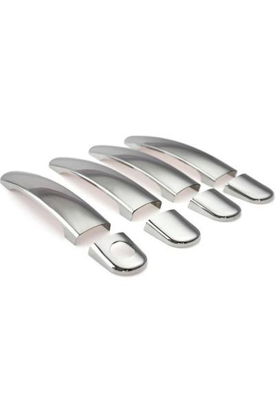CED AUTO TRADE Set ornamente cromate manere portiere compatibile SKODA OCTAVIA II 2004-2008