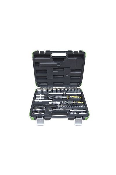 JBM TRUSA CHEI TUBULARE SPLINE DE 1/2` SI 1/4` CU 61 PIESE JBM