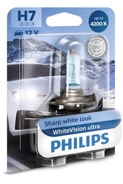 Philips BEC FAR H7 55W 12V WHITE VISION ULTRA (blister) PHILIPS
