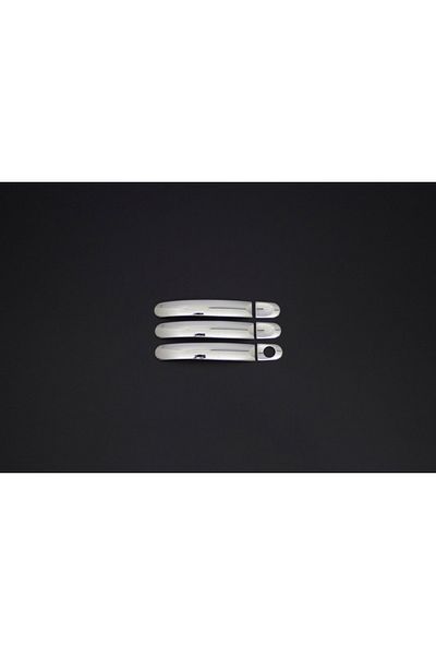 CED AUTO TRADE Set ornamente cromate manere portiere compatibile VW T6 2015-2020, pentru 3 manere