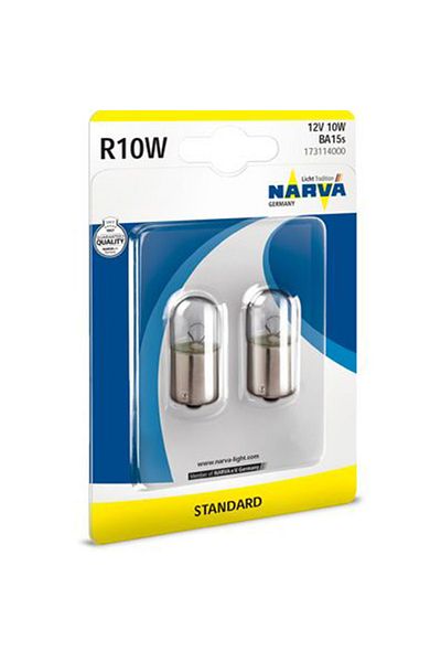 Narva Set 2 Becuri R10W 12V Blister Narva