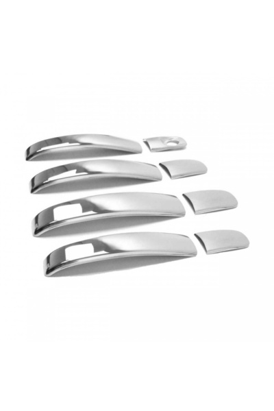 CED AUTO TRADE Set ornamente cromate manere portiere compatibile Renault Traf...