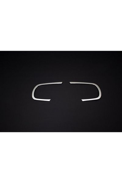 CED AUTO TRADE Stainless steel ornaments for headlights compatible with Dacia Duster II 2018->