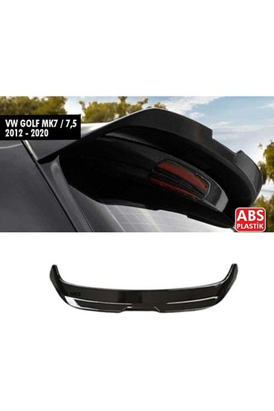 CED AUTO TRADE Eleron luneta compatibil VW Golf 7 2012-2019, Gen.2 Design negru lucios