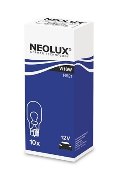 NEOLUX Bec Stop/Marsarier 12V W16W W2.1X9.5D Set 10 Buc Neolux