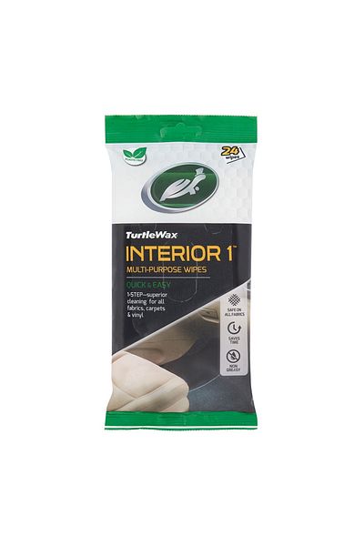 Turtle Wax SERVETELE UMEDE AUTO PENTRU INTERIOR 25 BUC TURTLE WAX