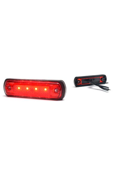 WAS LAMPA GABARIT LED 1339 W189, 12V-24V, POZITIE ROSU WAS