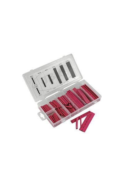 JBM RED HEAT SHRINK SLEEVES KIT 127 PCS JBM