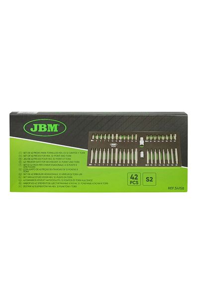JBM SET DE 42 IMBUSURI HEXAGONALE. 12 VARFURI ?I TORX-URI