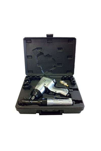 JBM JBM 16-PIECE PNEUMATIC IMPACT GUN AND RATCHET KIT