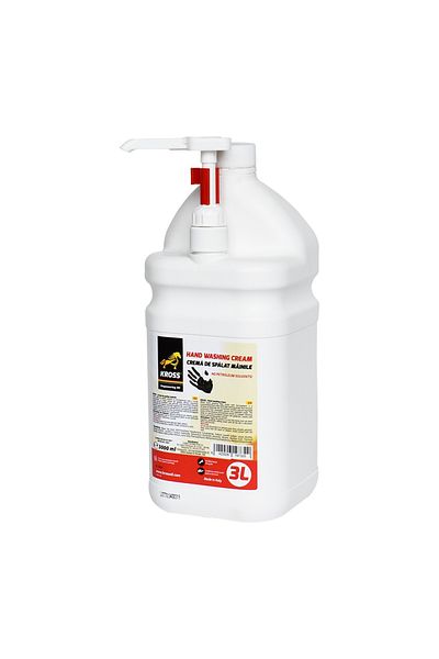 KROSS Crema Spalat Maini Alba Cu Pompa - 3L