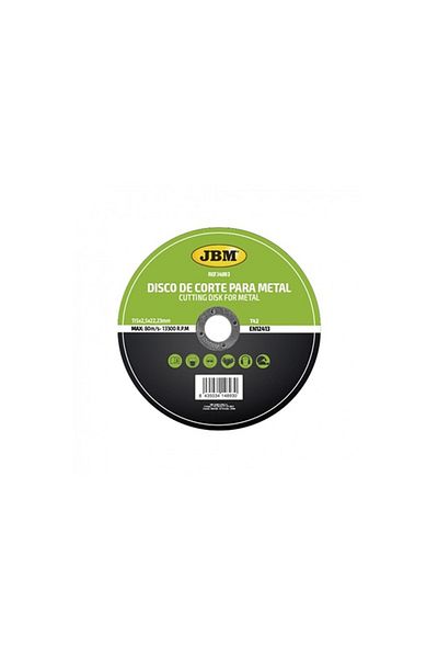 JBM Metal Cutting Disc 115 X 2.5 Mm T42 JBM