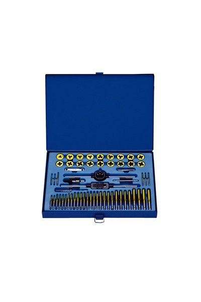 JBM JBM TITANIUM COATED TAP AND DIE KIT 58 PIECES