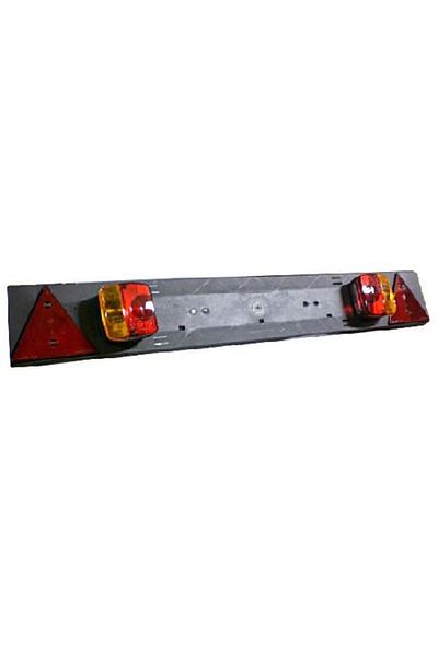 JBM BARA PENTRU REMORCA DE 1.020X140MM CU LAMPI DE SEMNALIZARE JBM