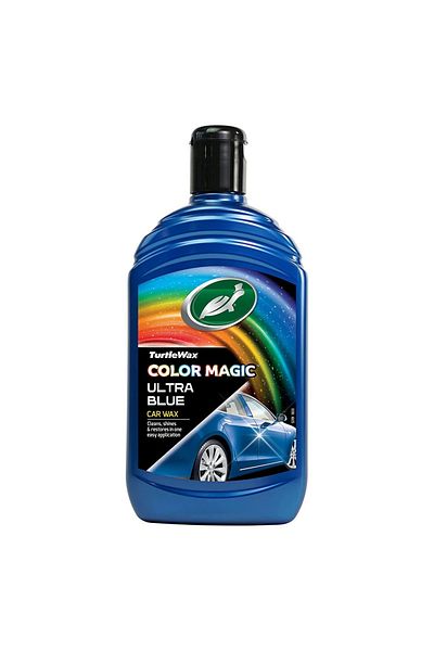 Turtle Wax Pastă de lustruit 3 în 1 Turtle Wax Color Magic Ultra Blue Wax, 500 ml