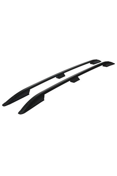 CED AUTO TRADE Premium longitudinal bars compatible with Renault Kangoo 2008-2021, color Black