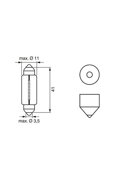 Bosch Bec 12V W1.2W 10W Set 10 Buc Bosch