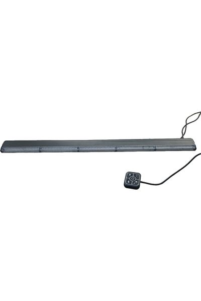 CED AUTO TRADE LED Strobe Light Bar, 79 cm, 12-24V, 25W, 3 Lighting Bulbs, E-mark E9