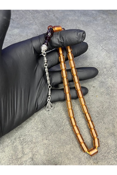 Mos Tespih سبحة من العنبر ذات عصا عالية الجودة