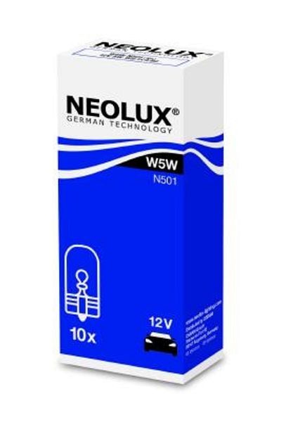 NEOLUX Bec Fara Soclu 12V W5W W2.1X9.5D Set 10 Buc Neolux