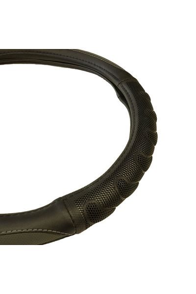 Umbrella Steering Wheel Cover Eco-leather Gray 37-39 Cm Umbrella