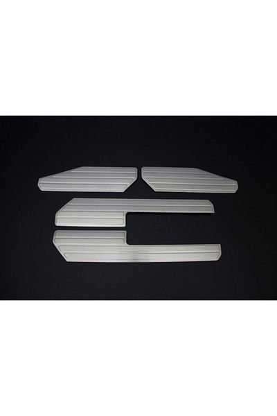 CED AUTO TRADE Protectii inox pentru praguri interioare compatibil cu VW AMAROK 2010->