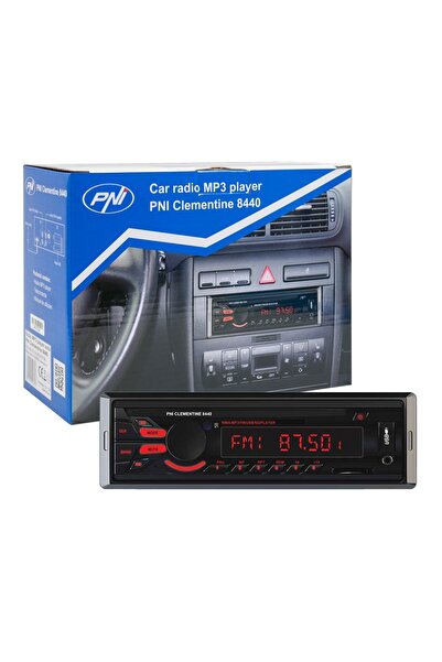 PNI RADIO MP3 PLAYER AUTO PNI CLEMENTINE 8440, 4X45W, 12V, 1 DIN, CU SD, USB,...