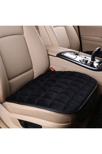 CED AUTO TRADE Husa scaun auto individuala pentru sezut, pentru fata, textil 50x50 cm, negru