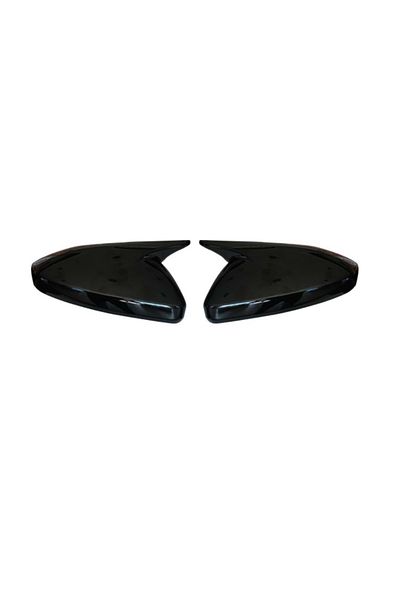 CED AUTO TRADE Mirror caps compatible with OPEL Corsa F 2019->, Glossy Black