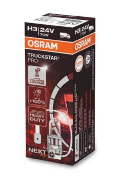 Osram Bec Camion 24V H3 70 W Truckstar Pro +120% Nextgen Osram