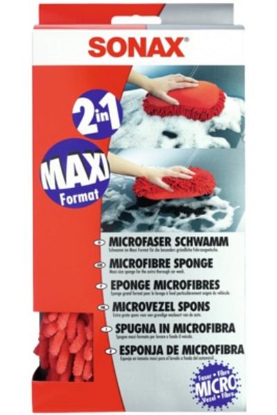 Sonax BURETE MARE 2IN1 DIN MICROFIBRA SONAX