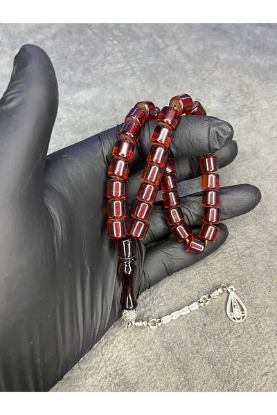 Mos Tespih High-End Stick Squeeze Amber Prayer Beads