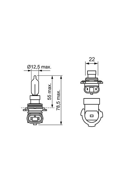 Bosch Bec 12V Hir2 55W Pure Light Bosch