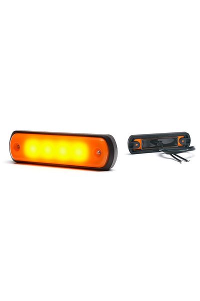 WAS LAMPA GABARIT LED 1341 W189N, 12V-24V, POZITIE PORTOCALIU WAS