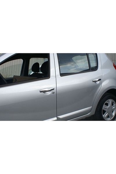 CED AUTO TRADE Chrome door handle trim set compatible with DACIA DUSTER 2010-2018