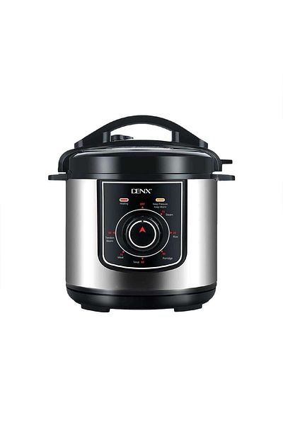 Denx DENX DX2088 Electric Pressure Cooker, 6 Litre, 1000 Watt