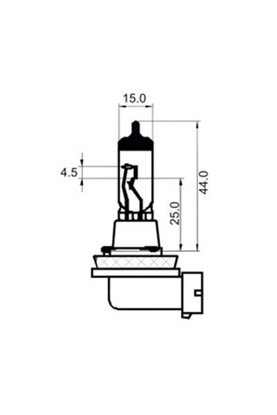 SCT Bec Far H11 12V 55W Pgj 19-2 White Sct