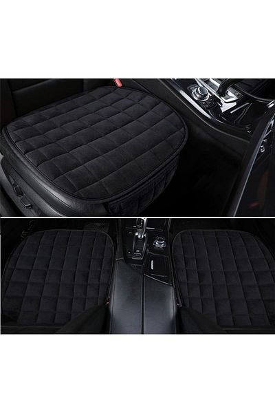CED AUTO TRADE Husa scaun auto individuala pentru sezut, pentru fata, textil 50x50 cm, negru