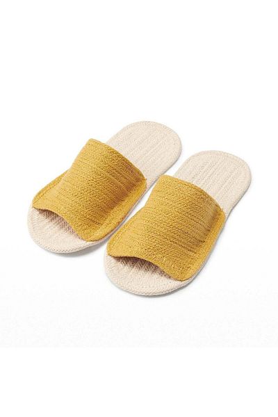 Muji Indian Cotton Room Sandals, Open Toe