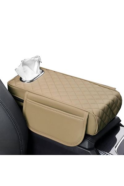 TnsAround Husa Cotiera Auto Universala, Varianta Luxury, Materiale Premium, Suport Servetele, Piele Sintetica
