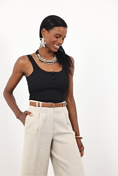 5in1Canpolat Black Underwire Tank Top 251010