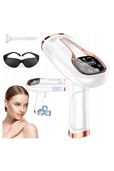 Clavi IPL Epilator, Ultimate, ICE Cool Function, Permanent Hair Removal, 9 Intensity Levels, White