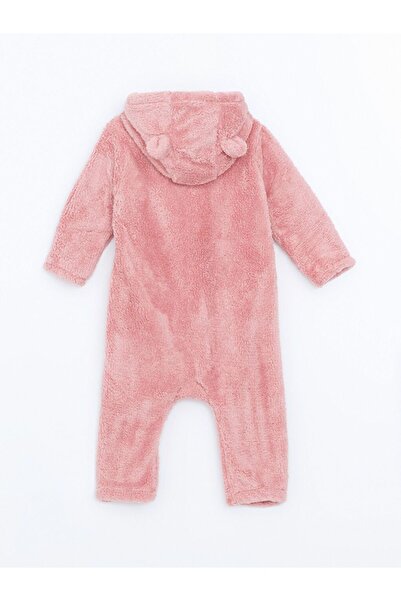 LC Waikiki Lcw Baby Plush Baby Girl Romper (0-12 Months with Booties, 12 Months+ Without Booties)