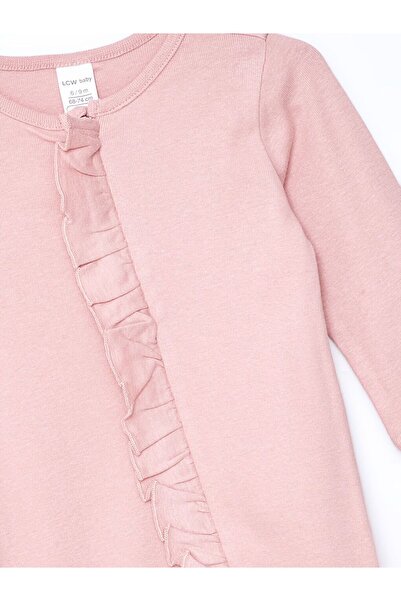 LC Waikiki LCW baby Crew Neck Printed Baby Girl Jumpsuit 2 pcs