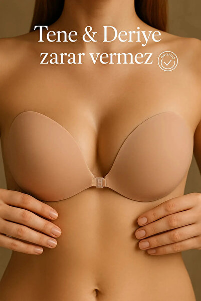 Urrenn Secondbra – Adhesive Strapless Bra |   Recovery, Multi-Use, Low-Cut Bra with Front Clasp