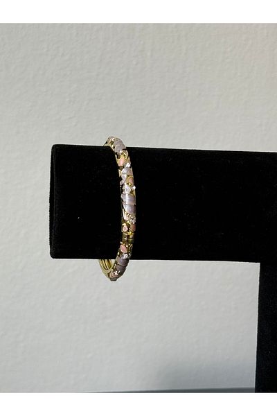 Beloria Mineli Gold Stone Steel Bracelet