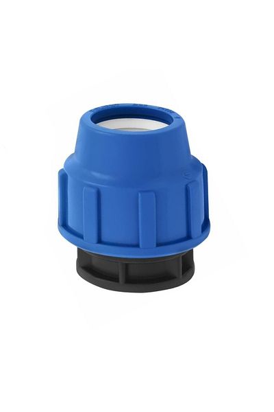 OEM Dop inchidere PEHD 20mm, presiune 16 bar, pentru conducte apa si irigatii, albastru-negru