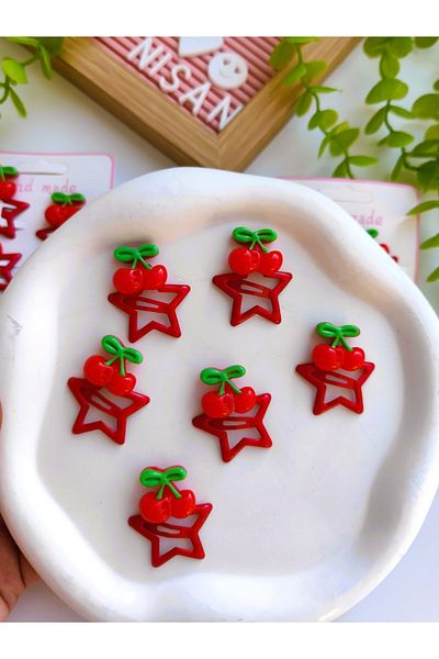 Nisankids Trend Cherry Snap Star Buckle 6 Pieces