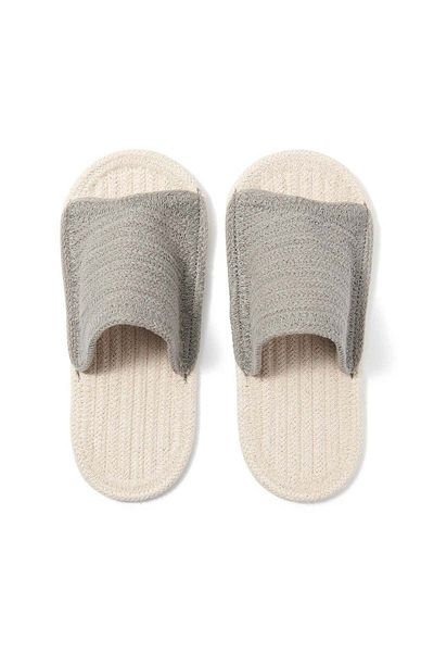 Muji Indian Cotton Room Sandals, Open Toe